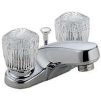 Delta 2522LF CLASSIC BATHROOM FAUCET TWO HANDLE LEAD FREE CHROME WITH 50/50 POP UP