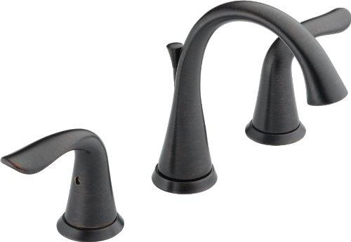 Delta 3538-RBMPU-DST  Lahara Two Handle Widespread Bathroom Faucet, Venetian Bronze