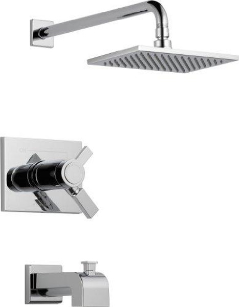 Delta T17T453  Vero: Tempassure(R) 17T Series Tub And Shower Trim CHROME