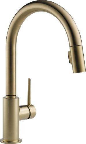Delta 9159-CZ-DST  Trinsic: Single Handle Pull-Down Kitchen Faucet CHAMPAGNE BRONZE