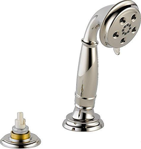 Delta RP72767PNLHP Faucet Cassidy Roman Tub Hand Shower with Transfer Valve, Polished Nickel