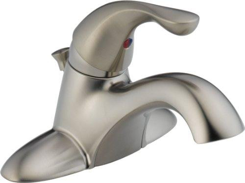 Delta 520-SSPPU-DST  Classic Single Handle Centerset Bathroom Faucet, Stainless