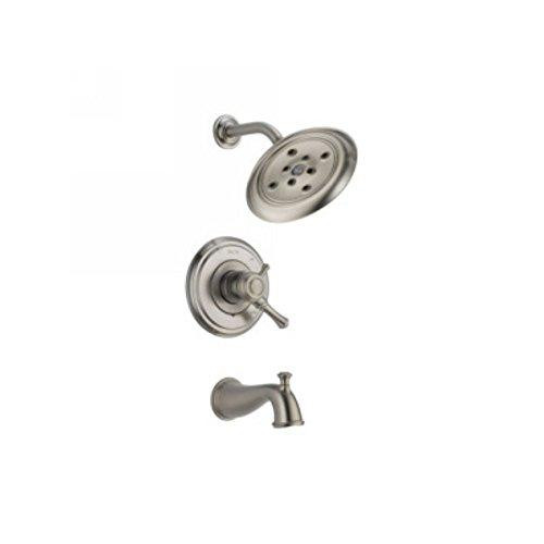 Delta T17497-SS Faucet Cassidy MultiChoice 17 Series Tub and Shower Trim, Stainless