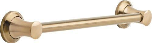 Delta 41718-CZ Faucet Transitional Bathroom Safety Grab Bar, 18-Inch, Champagne Bronze