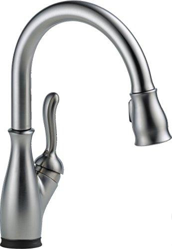 Delta 9178T-AR-DST Leland Single Handle Pull-Down Kitchen Faucet with Touch2O and ShieldSpray Technologies 134793