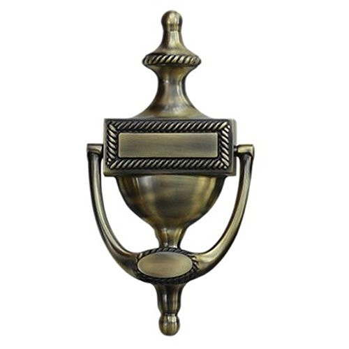 Deltana DKR75U19  Victorian Rope Design and 7-1/2" x 4" Center to Center Door Knocker