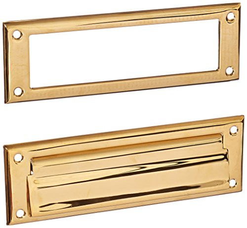 Deltana MS626CR003  8 7/8-Inch Mail Slot with Solid Brass Interior Frame