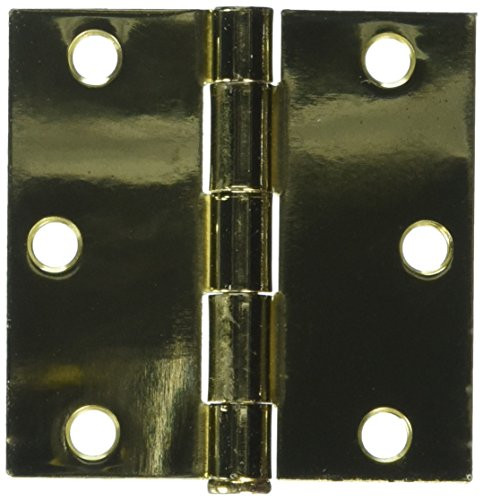 Deltana S33U3-R 3 in. x 3 in. Residential Square Steel Hinge - Pair (Set of 10) (Polished Brass)