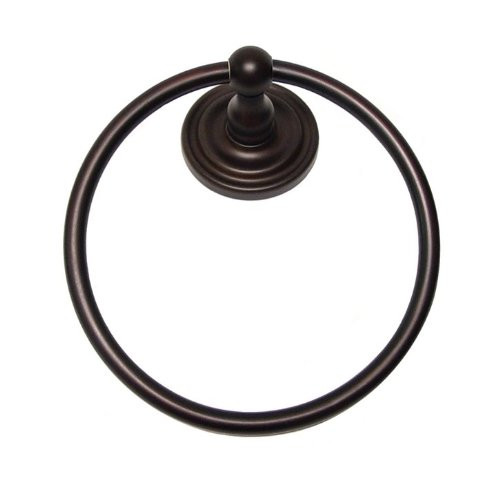 Deltana R2008-U26 R2008 6-1/2" Solid Brass Towel Ring from the R Series, Chrome
