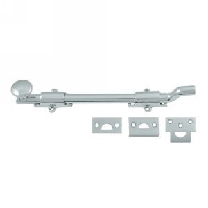 Deltana FPG1026  HD Solid Brass 10-Inch Surface Bolt with Off-Set