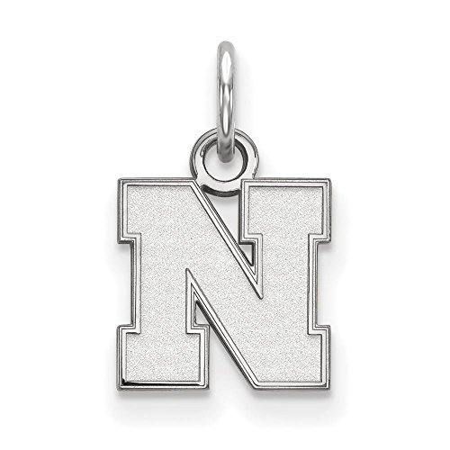 LogoArt SS083UNE Sterling Silver LogoArt University of Nebraska XS Pendant