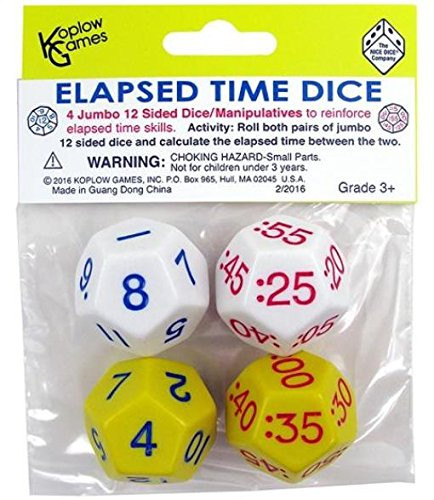 KOPLOW GAMES ELAPSED TIME DICE 2 PAIR