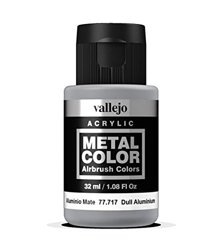 Vallejo Acrylics Metal Color - Dull Aluminium 32ml