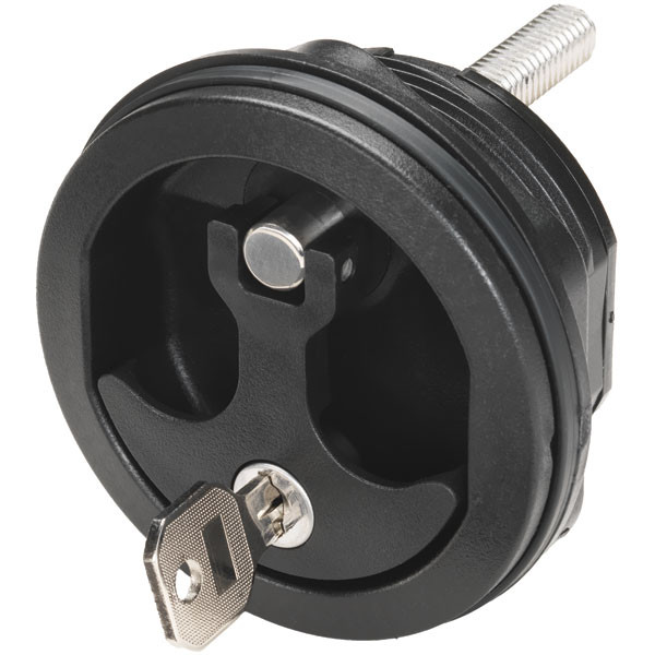 WHITECAP 6503575 WHIT COMP HANDLE LOCK BLK 3"