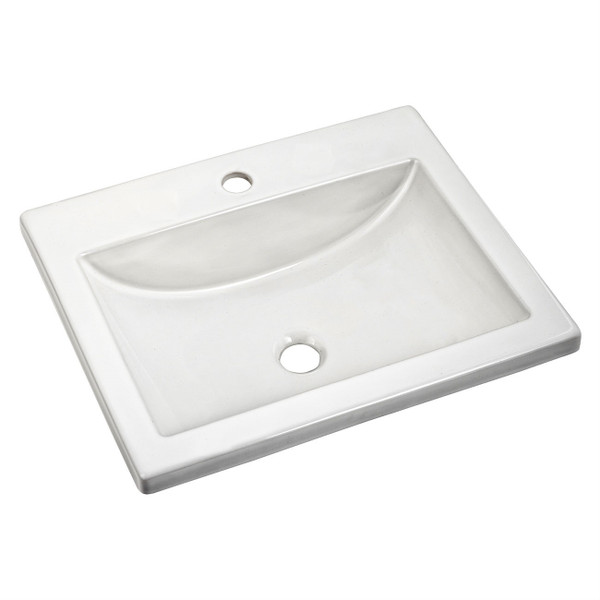 American Standard 643.001.020 0643001.020 Studio Drop in Sink with Center Faucet Holes