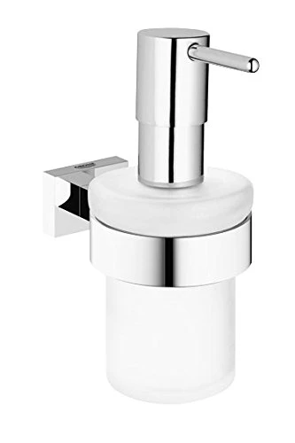 Grohe 40756001 Essentials Cube Soap Dispenser W/Holder 154397