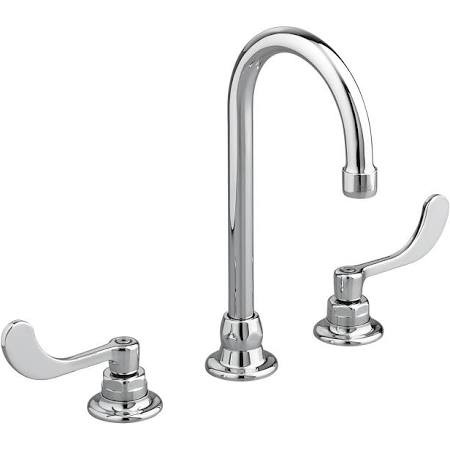 American Standard 6540.270.002 6540270.002 Monterrey 8" Widespread 5" Gooseneck Spout Bathroom Faucet with Flexible Under-Body, Polished Chrome