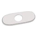 Grohe 7551EN0 07 551 EN0 6-Inch Euro Escutcheon Plate For Covering Unused Mounting Holes, Infinity Brushed Nickel
