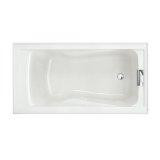 American Standard 2422V.002.020 2422V002.020 Evolution Bathtub with Dual Molded-In Arm Rests, Undermount Option, White