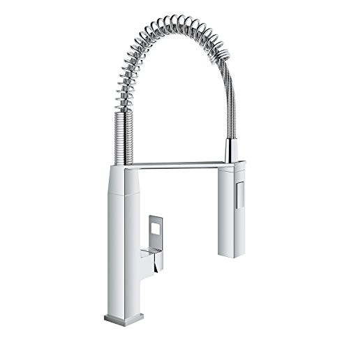 Grohe 31401000 Eurocube Single-Handle Pull-Down Semi-Pro Kitchen Faucet