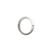 Deltana RN6-0U10B  Solid Brass 6-Inch House Number 0 Board