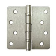 Deltana S44R4BB10B 4 in. x 4 in. x 0.25 in. Radius Ball Bearing Steel Hinge - Pair (Set of 10) (Oil Rubbed Bronze)