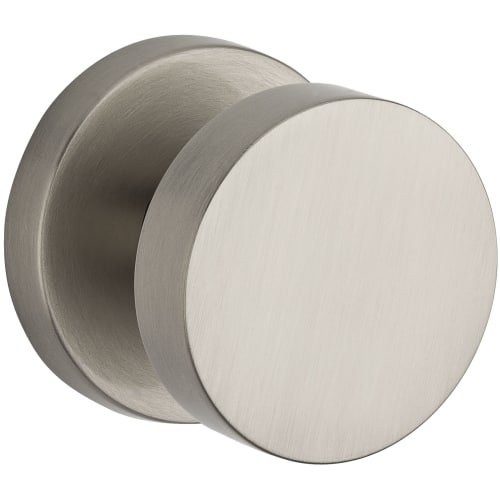 Baldwin FDCONCRR150 FD.CON.CRR Modern Full Dummy Door Knob Set with Modern Round Rose from t, Satin Nickel