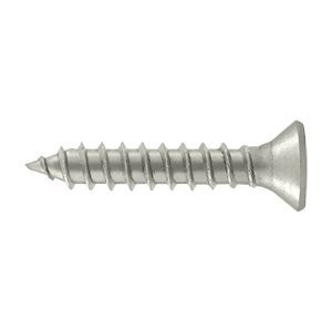 Deltana SCWS910U15   1" #10 Steel Wood Screw, Satin Nickel, Pack Of 100