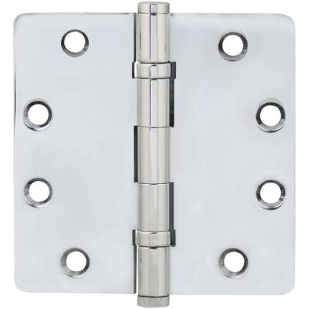 Emtek 96425US10B EMT 96425 US10B 4.5 X 4.5 .25 RAD SOLID BRASS HVY DUTY BB HNG