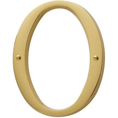 Baldwin 90670003  General Hardware Lifetime Polished Brass Address Numb