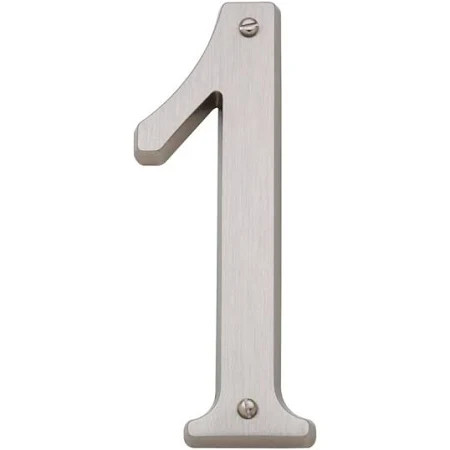 Baldwin 90671056 Hardware 90671.056.CD Solid Brass House Number