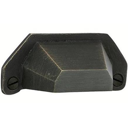 Emtek 86050MB EMT 86050 MB BRONZE BIN PULL 4 IN CTC