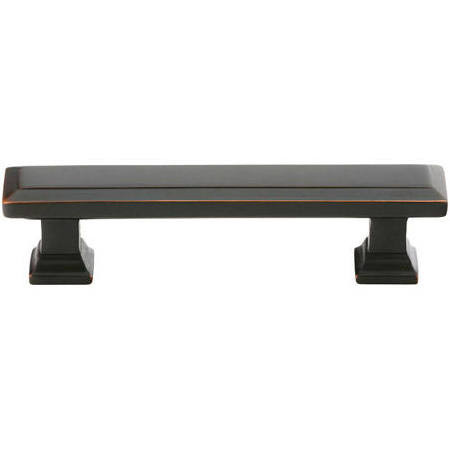 Emtek 86303US14 EMT 86303 US14 GEOMETRIC RECTANGULAR 10 IN CAB PULL
