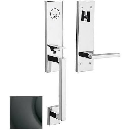 Baldwin 85391102LENT 85391.LENT Minneapolis Left Handed Single Cylinder Keyed Entry One Piece, Oil Rubbed Bronze