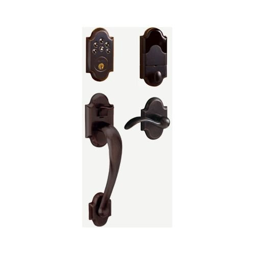 Baldwin 85353003ACLH 85353.ACLH Boulder Sectional Entry Left Handed Handle Set Kit with Inter, Lifetime Polished Brass
