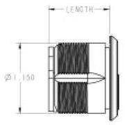 Baldwin 8326102 Mortise Cylinder in Oil Rubbed Bronze