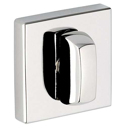 Baldwin 6733260 6733 Interior and Entrance Thumb turn Lock with Backplate for 3" Doors, Polished Chrome