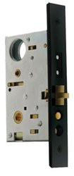 Baldwin 6375102L 6375.102.L Left Handed Knob Entrance Mortise Lock with 2-1/2-Inch Backset and Emergency Egress, Oil Rubbed Bronze