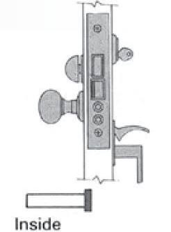 Baldwin 6320056RLS 6320.RLS Right Handed Lever Strength Entrance and Apartment Mortise Lock, Lifetime Satin Nickel