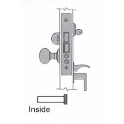 Baldwin 6021056LLS 6021 056 LH LS LEVER MORT LOCK 2.75 BS LESS CYLINDER