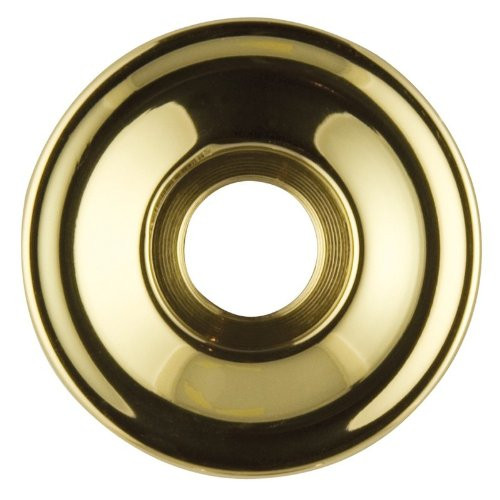 Baldwin 5017031 5017 Pair of Estate Rosettes for Passage Functions, Non-Lacquered Brass