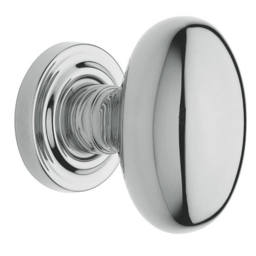 Baldwin 5025260IDM 5025.IDM Single Dummy Knob with 5048 Rose and Concealed Screws, Polished Chrome