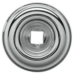 Baldwin 4902260 4902 Traditional 1-1/2 Inch Diameter Back Plate from the Cabinet Back Pl, Polished Chrome