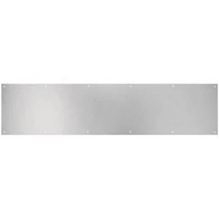 Baldwin 20001900634 2000.0634 6 Inch x 34 Inch Solid Brass Kick Plate, Satin Black