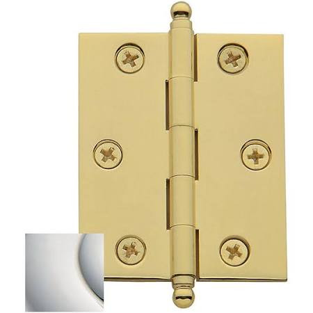 Baldwin 1080055I  Ball Tip Hinge, Lifetime Bright Nickel