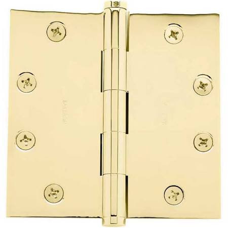 Baldwin 1045003I  Square Mortise Hinge, Lifetime Brass