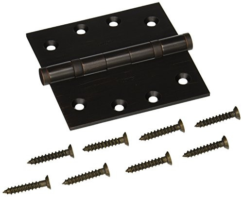 Baldwin 1041112I  Square Ball Bearing Mortise Hinge, Aged Bronze