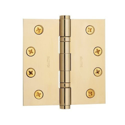 Baldwin 1041102INRP  Square Ball Bearing Mortise Hinge, Non Removable Pin Oil Rubbed Bronze