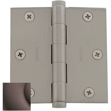 Baldwin 1035112I  Square Mortise Hinge, Aged Bronze
