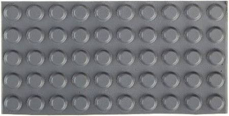 Ives Comme SR66GRYBG IVES SR66 GREY DOOR SILENCER ADHESIVE BACKED (100/BAG)